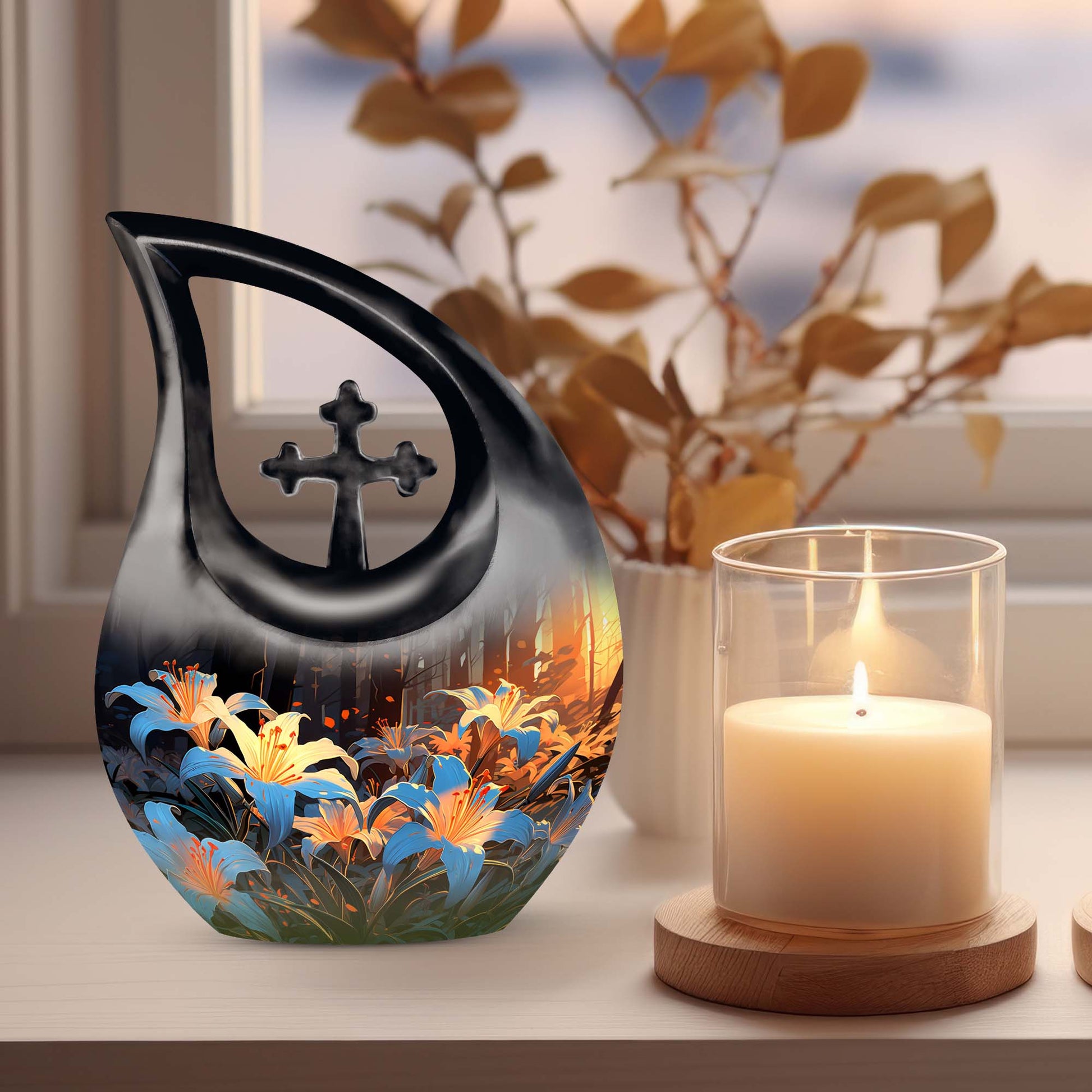 Lilly Urns For Ashes - Large Urn For Cremations