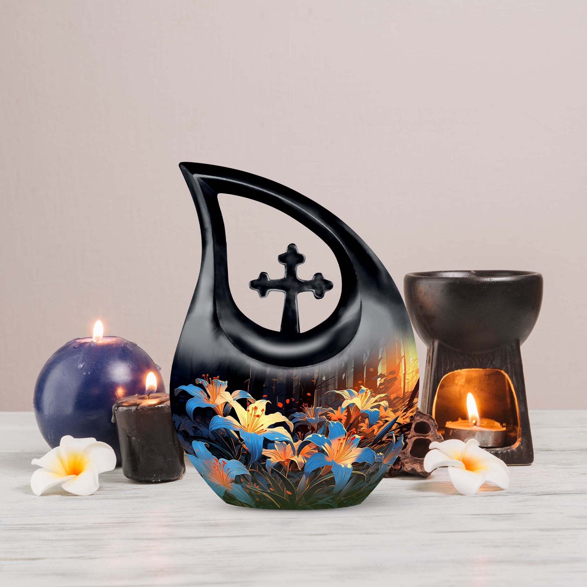 Lilly Urns For Ashes - Large Urn For Cremations