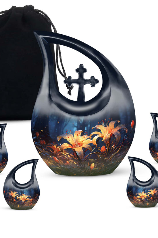 Lilly Urns For Ashes - Small Urns For Human Ashes Keepsake Urn