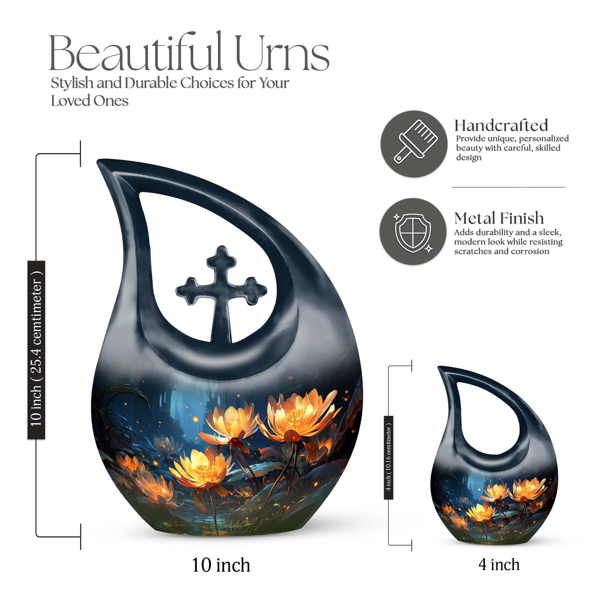 Lilly Urns For Ashes - Small Keepsake Urns For Human Ashes Urn