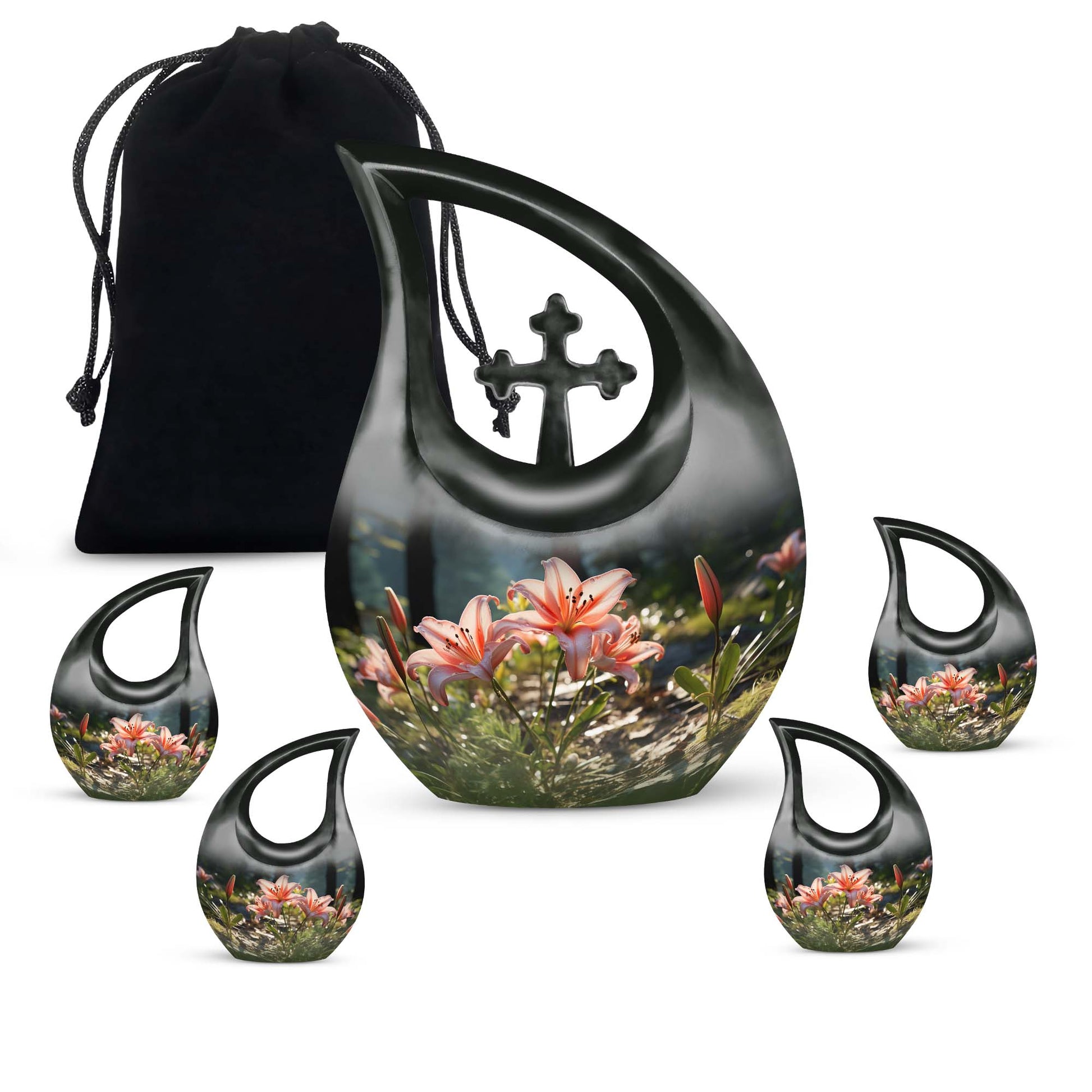 Lilly Urns For Ashes - Small Keepsake Urn