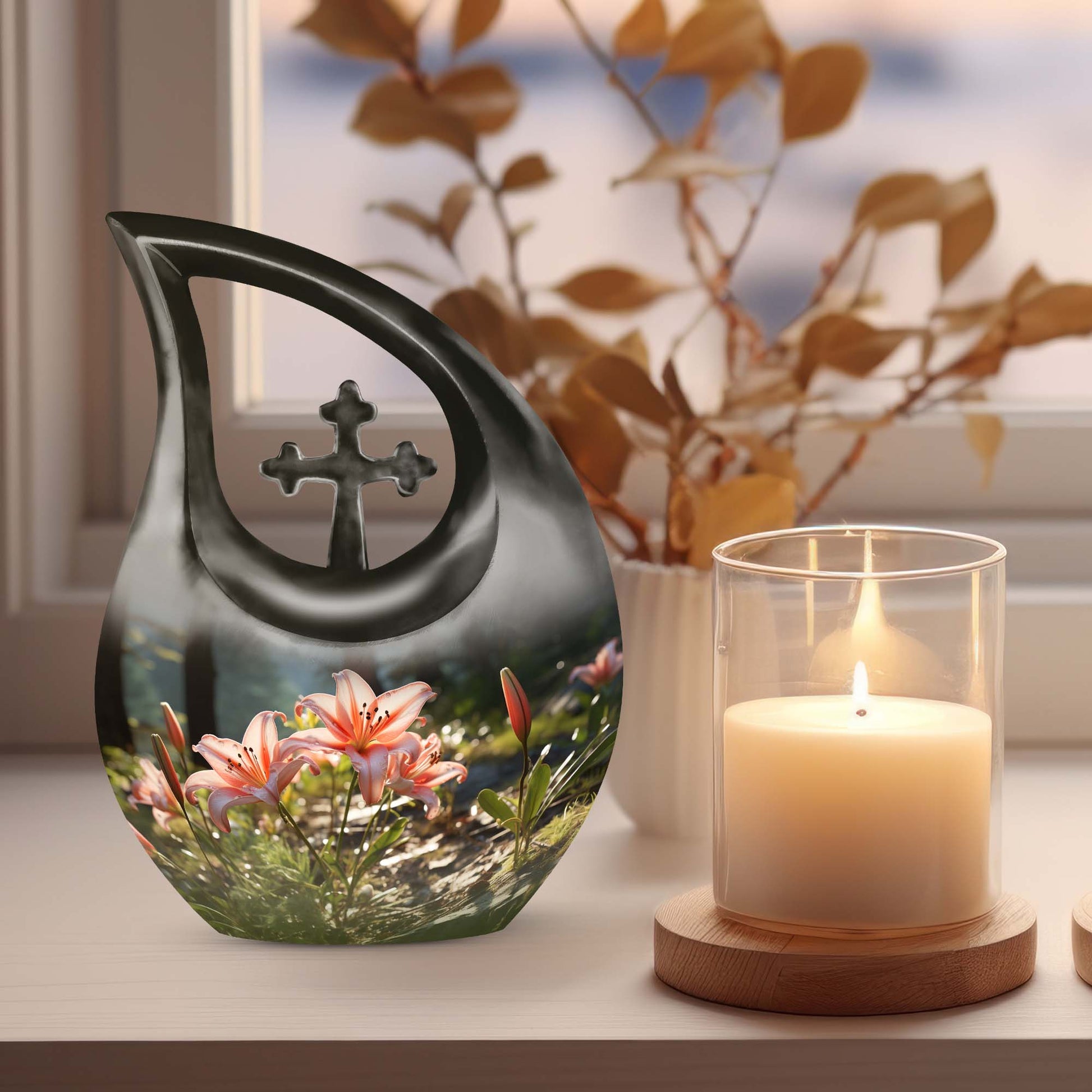 Lilly Urns For Ashes - Small Keepsake Urn
