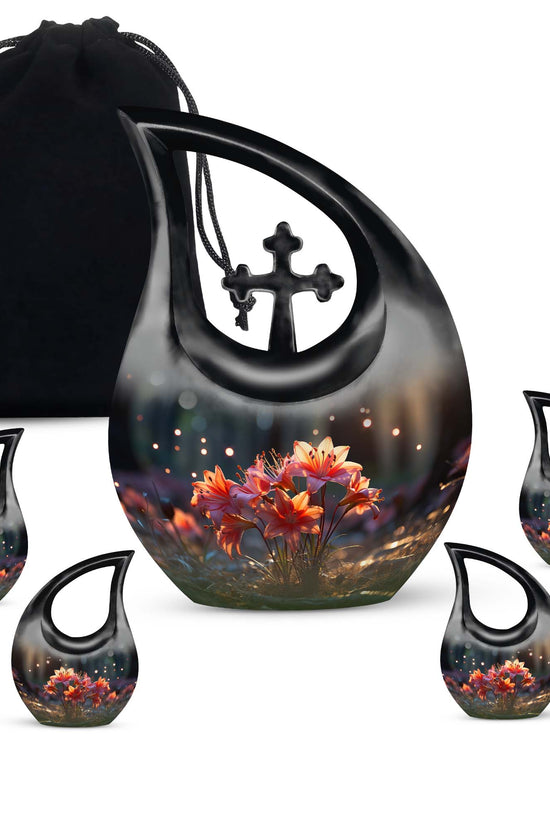 Lilly Urns For Ashes - Small Urn For Ashes Keepsake Urn