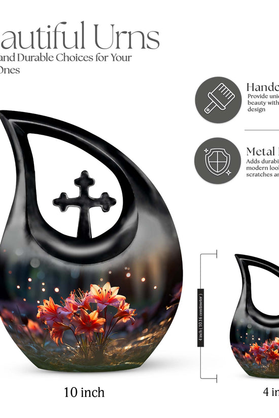 Lilly Urns For Ashes - Small Urn For Ashes Keepsake