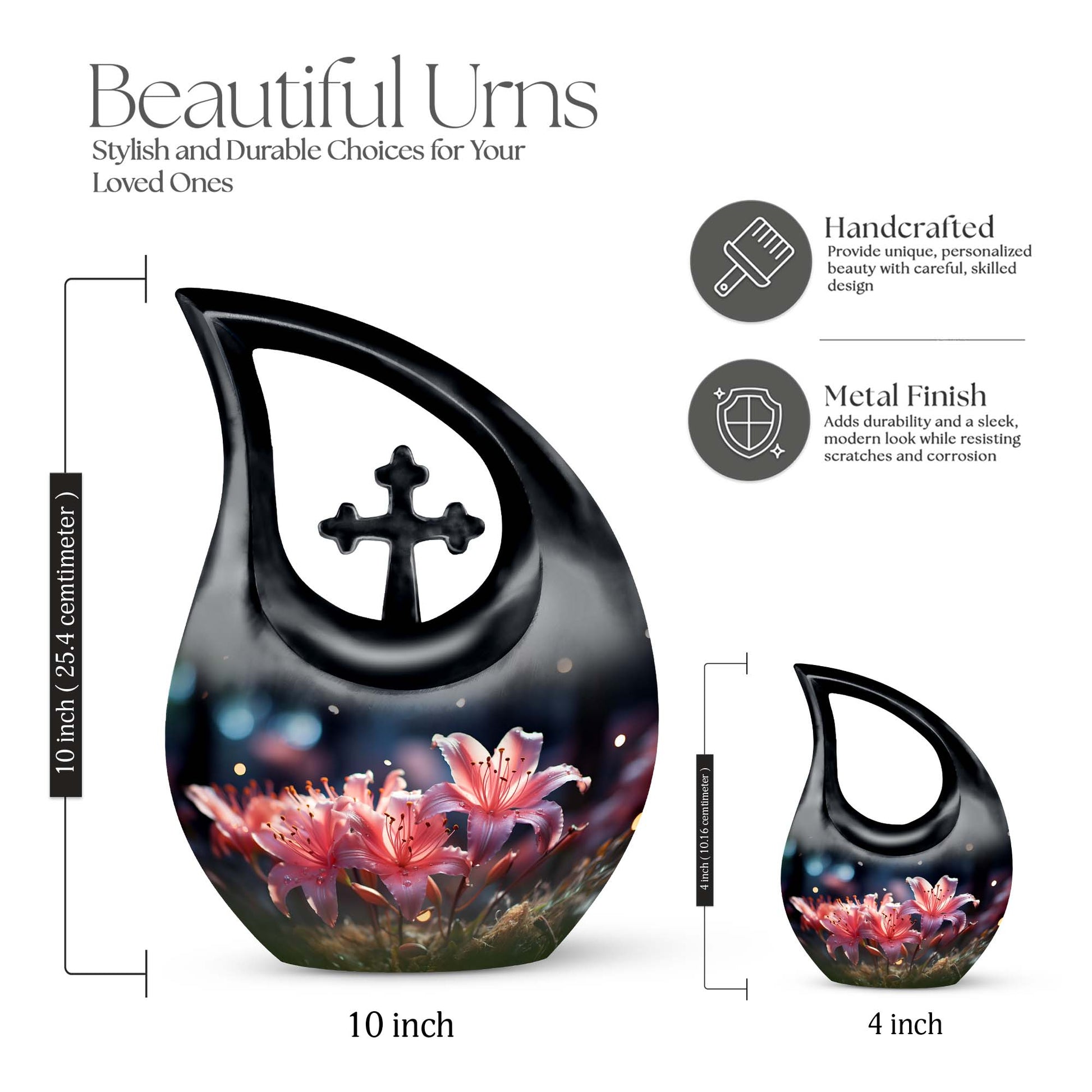 Lilly Urns For Ashes - Urns For Ashes Small Keepsake Urn
