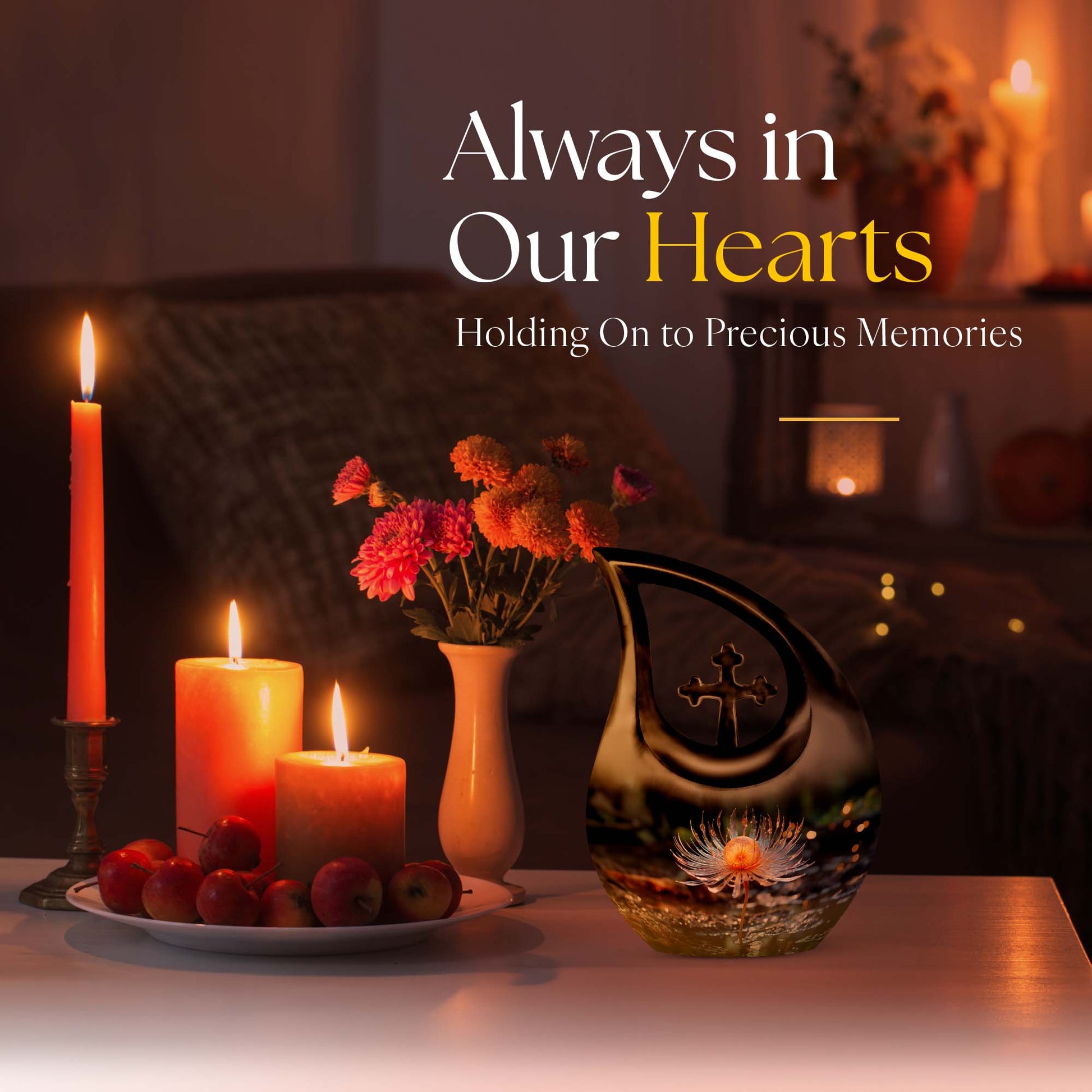 Lilly Urns For Ashes - Small Keepsake Urns For Ashes Urn