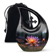 Mystic Floral Cremation Urn - Elegant Memorial Urn For Ashes