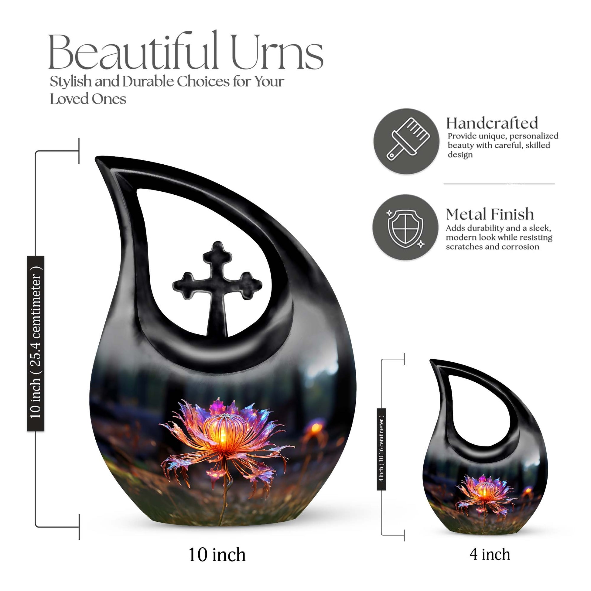Lilly Urns For Ashes - Small Urns For Human Ashes Keepsake Dad Urn