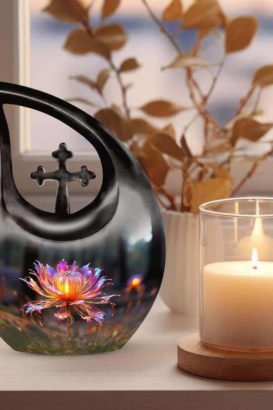 Lilly Urns For Ashes - Small Urns For Human Ashes Keepsake Dad Urn