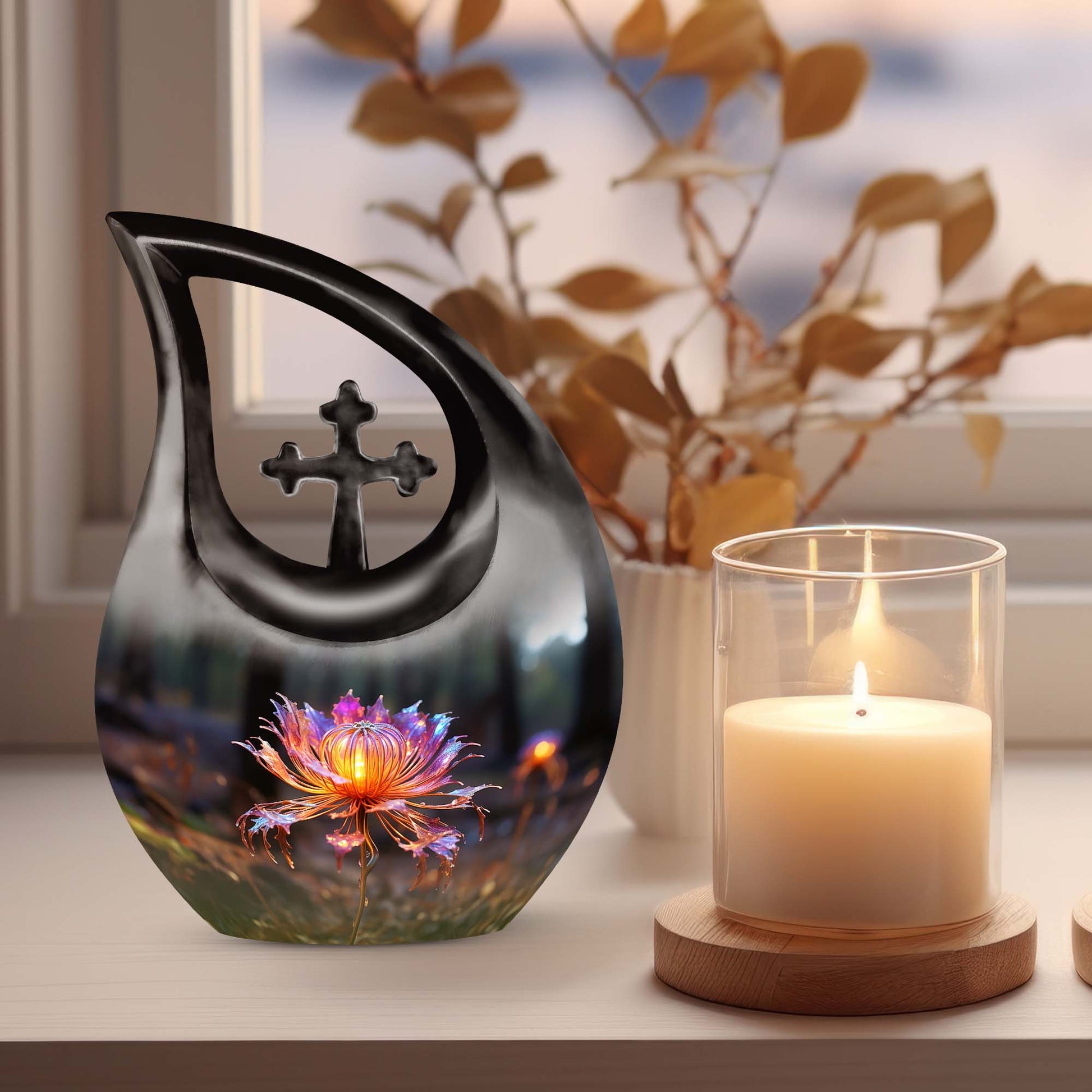Lilly Urns For Ashes - Small Urns For Human Ashes Keepsake Dad Urn