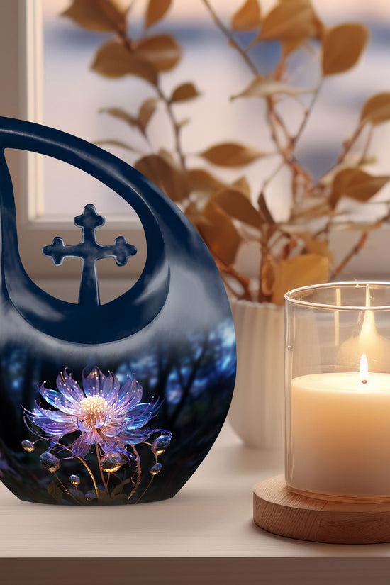 Lilly Urns For Ashes - Small Urn For Ashes Keepsake Mom