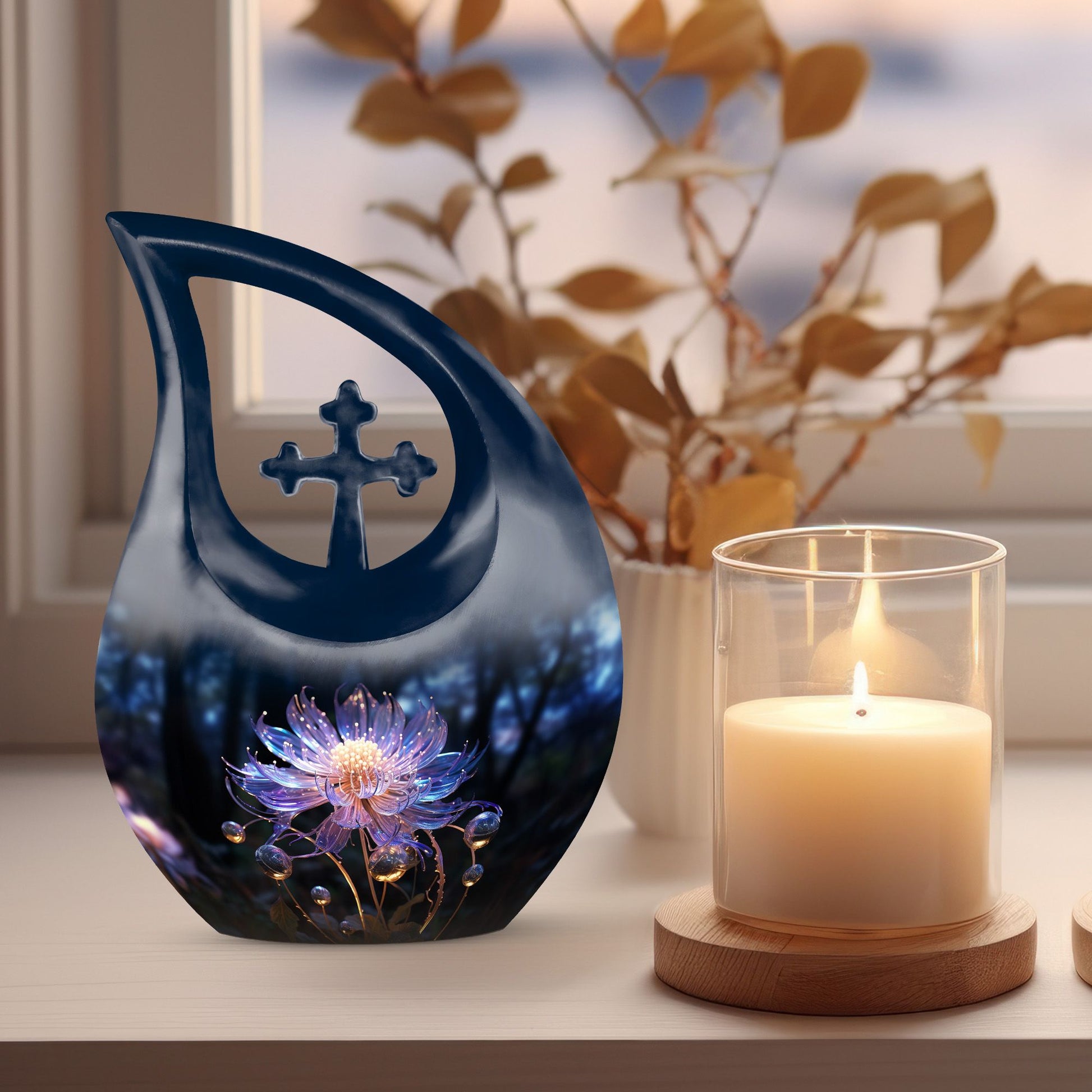 Lilly Urns For Ashes - Small Urn For Ashes Keepsake Mom