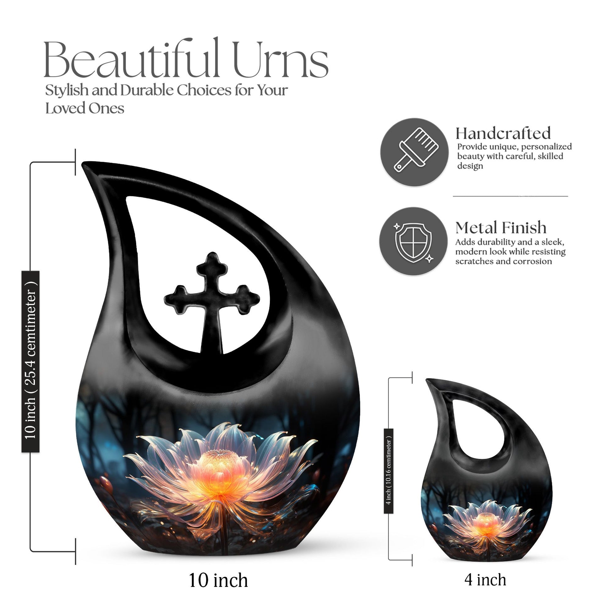 Lilly Urns For Ashes - Small Keepsake Urns For Sharing Ashes