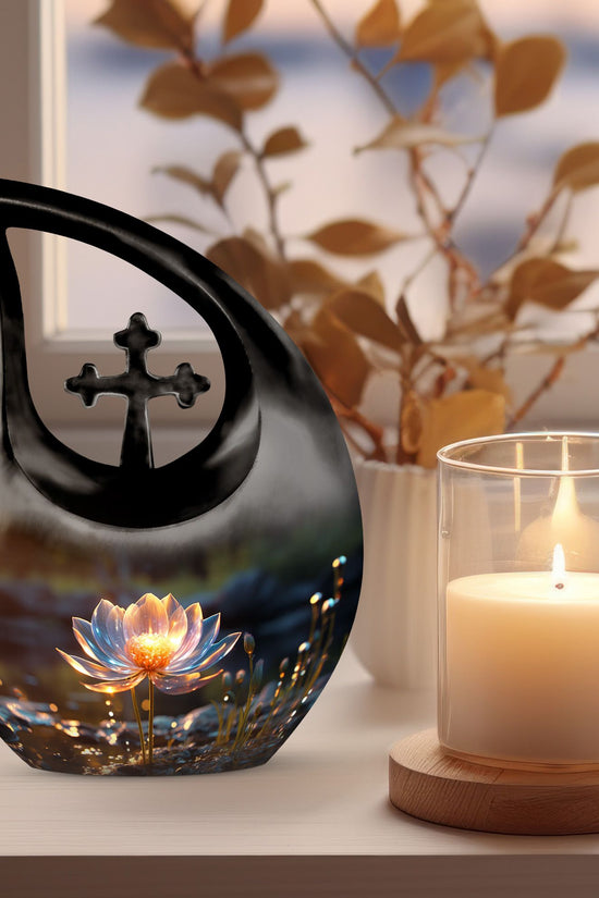 Lilly Urns For Ashes - Small Decorative Urn For Ashes