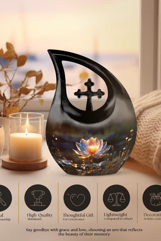 Lilly Urns For Ashes - Small Decorative Urn For Ashes