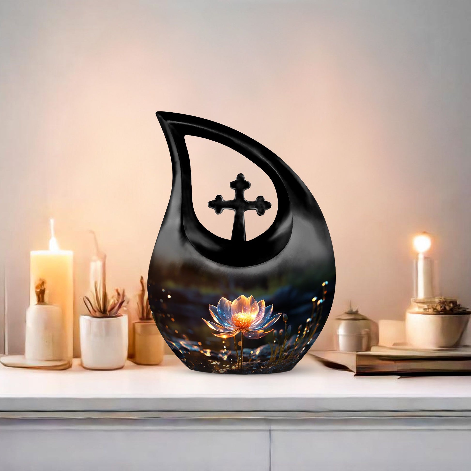 Lilly Urns For Ashes - Small Decorative Urn For Ashes