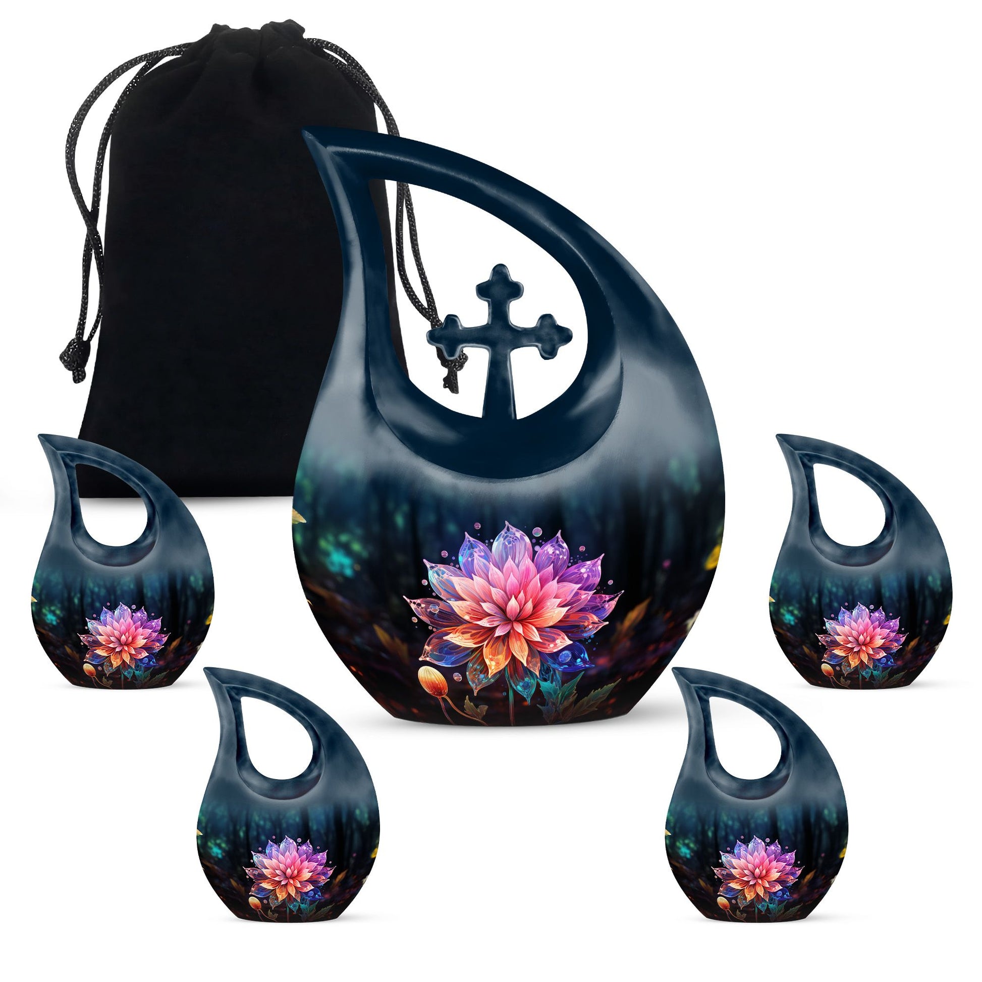 Lilly Urns For Ashes - Small Memorial Urns Urn