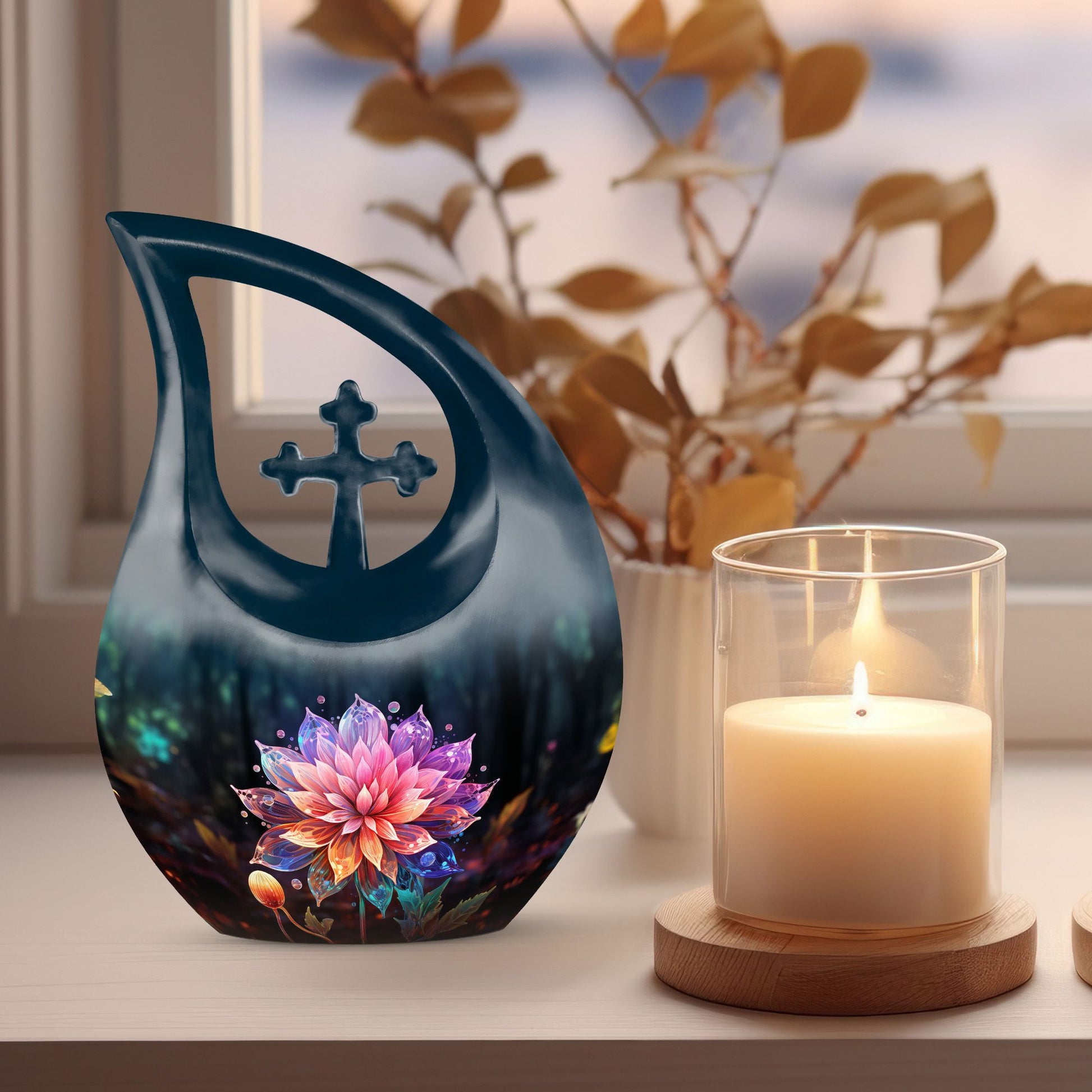 Lilly Urns For Ashes - Small Memorial Urns For Ashes