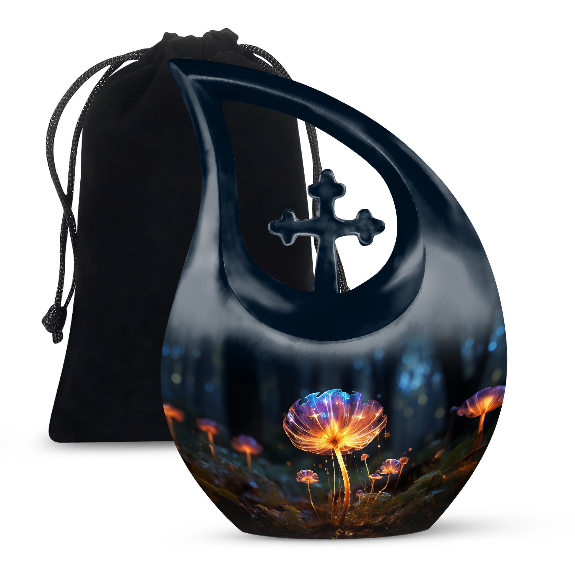 Lotus Flower Funeral Urn- Memorial Urn For Human Ashes