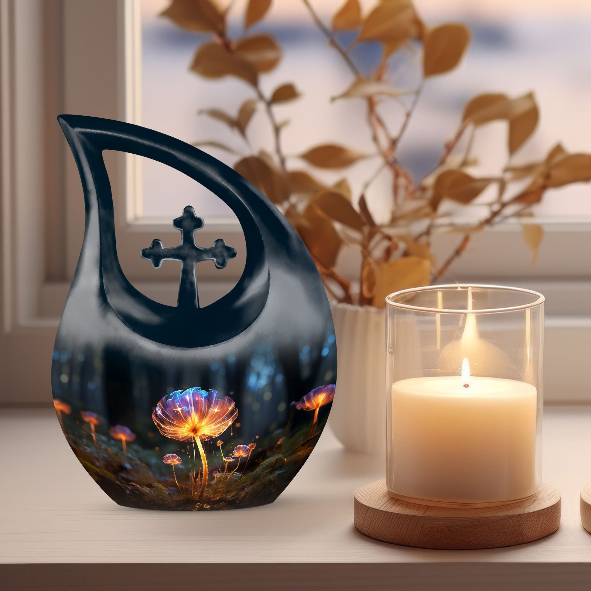 Lilly Urns For Ashes - Small Urns For Human Ashes Keepsake Mom Urn