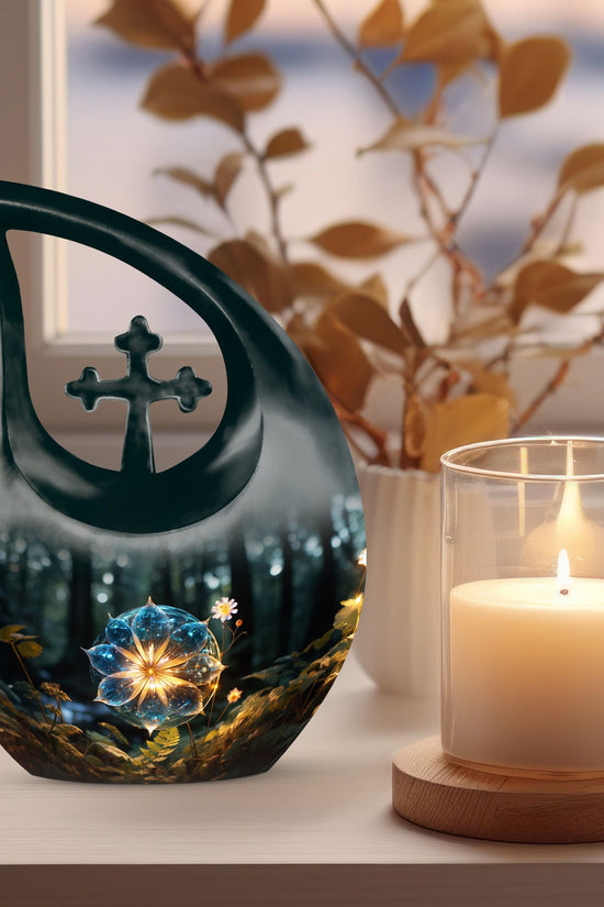Lilly Urns For Ashes - Small Urn For Human Ashes Keepsake