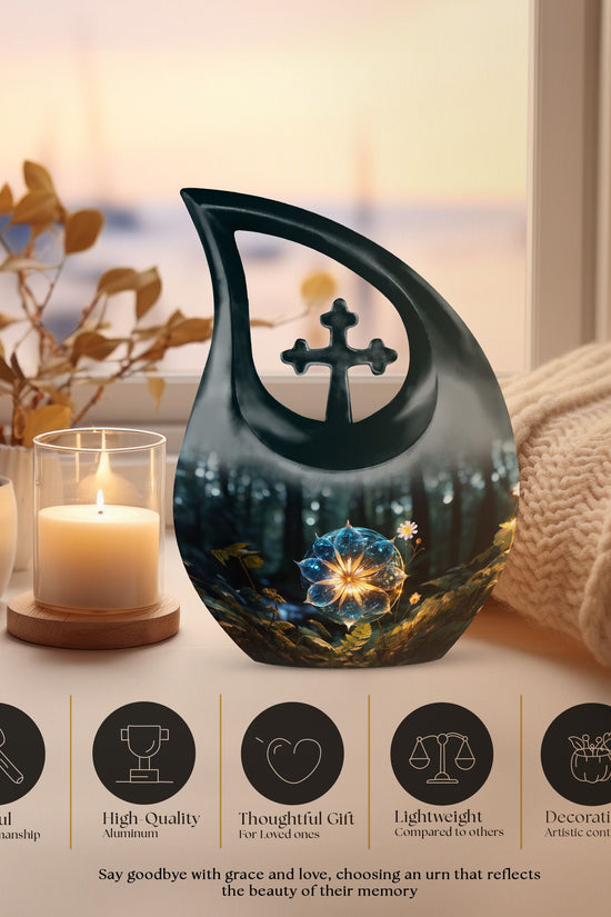 Lilly Urns For Ashes - Small Urn For Human Ashes Keepsake