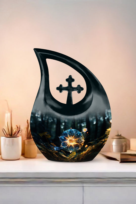 Lilly Urns For Ashes - Small Urn For Human Ashes Keepsake