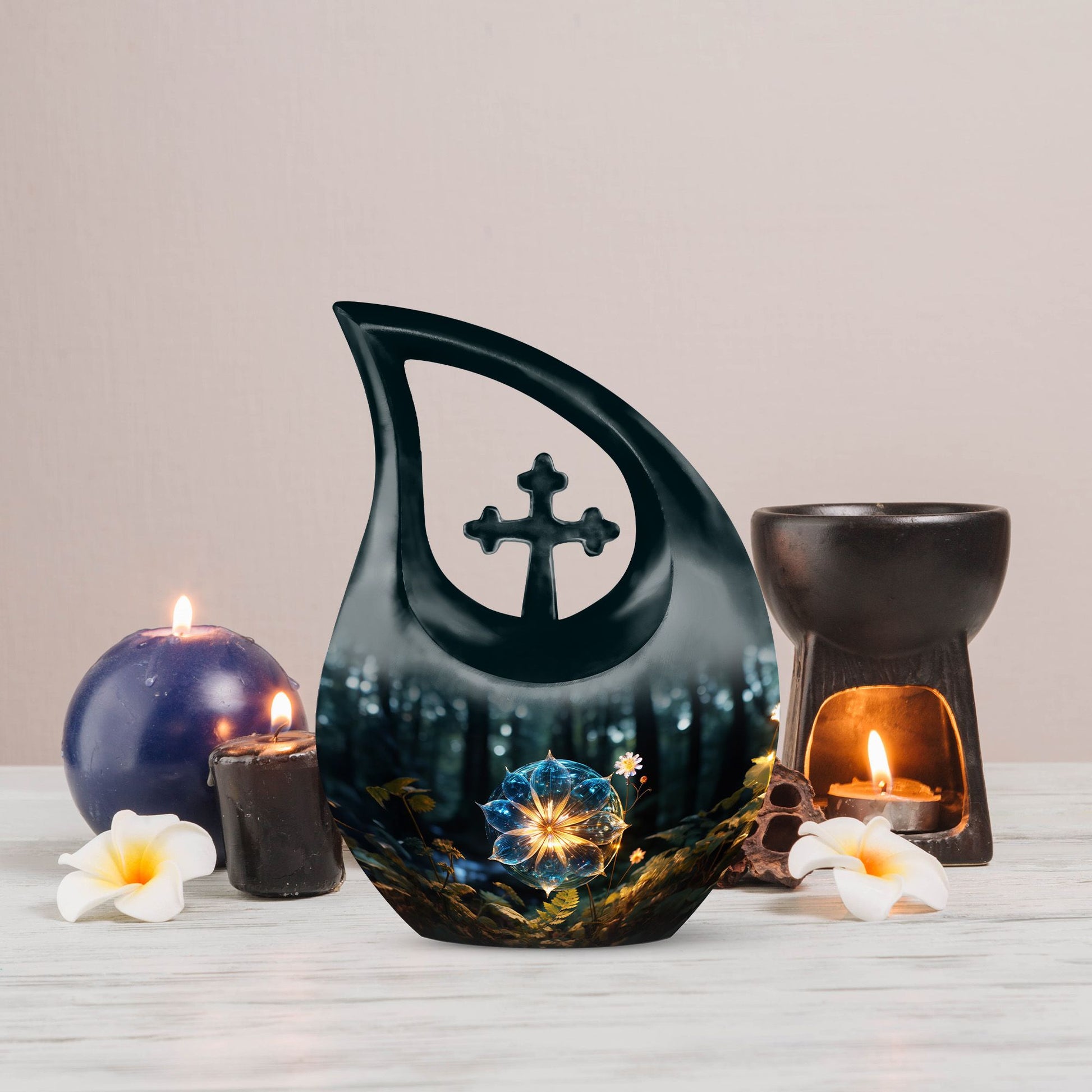 Lilly Urns For Ashes - Small Urn For Human Ashes Keepsake