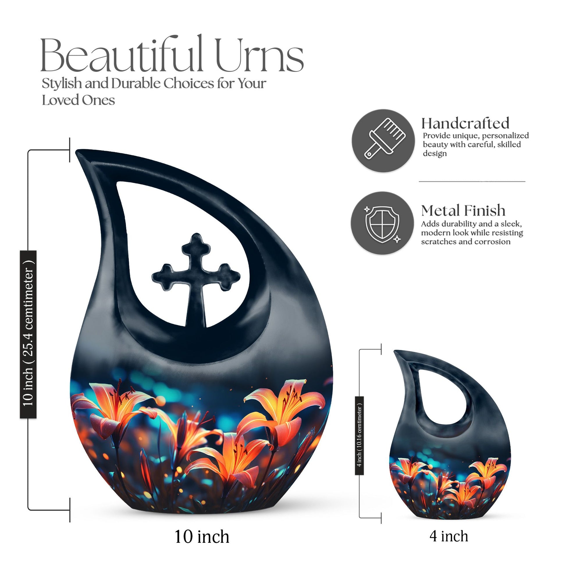 Lilly Urns For Ashes - Keepsake Small Urns
