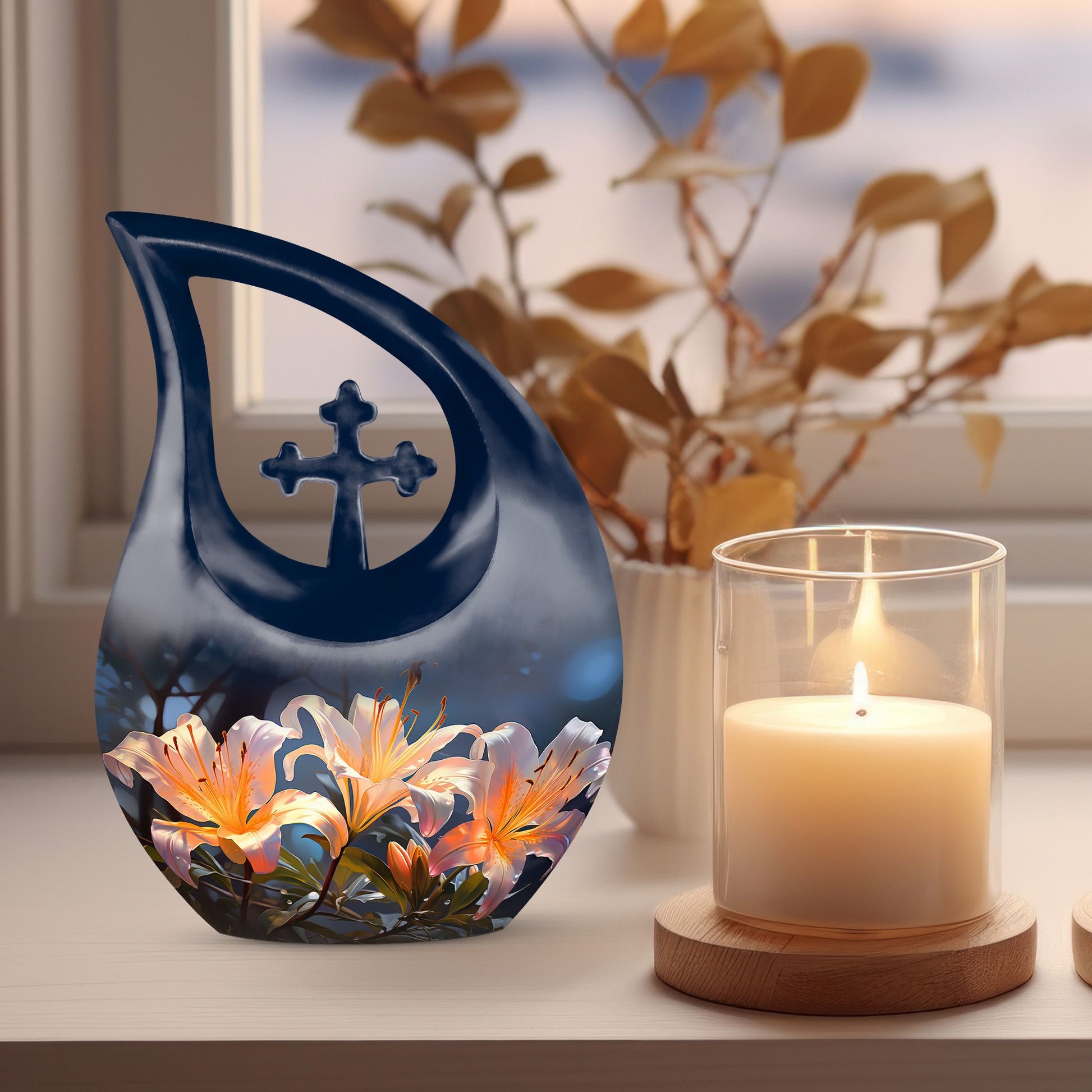 Lilly Urns For Ashes - Small Urns For Ashes Adult Female Urn