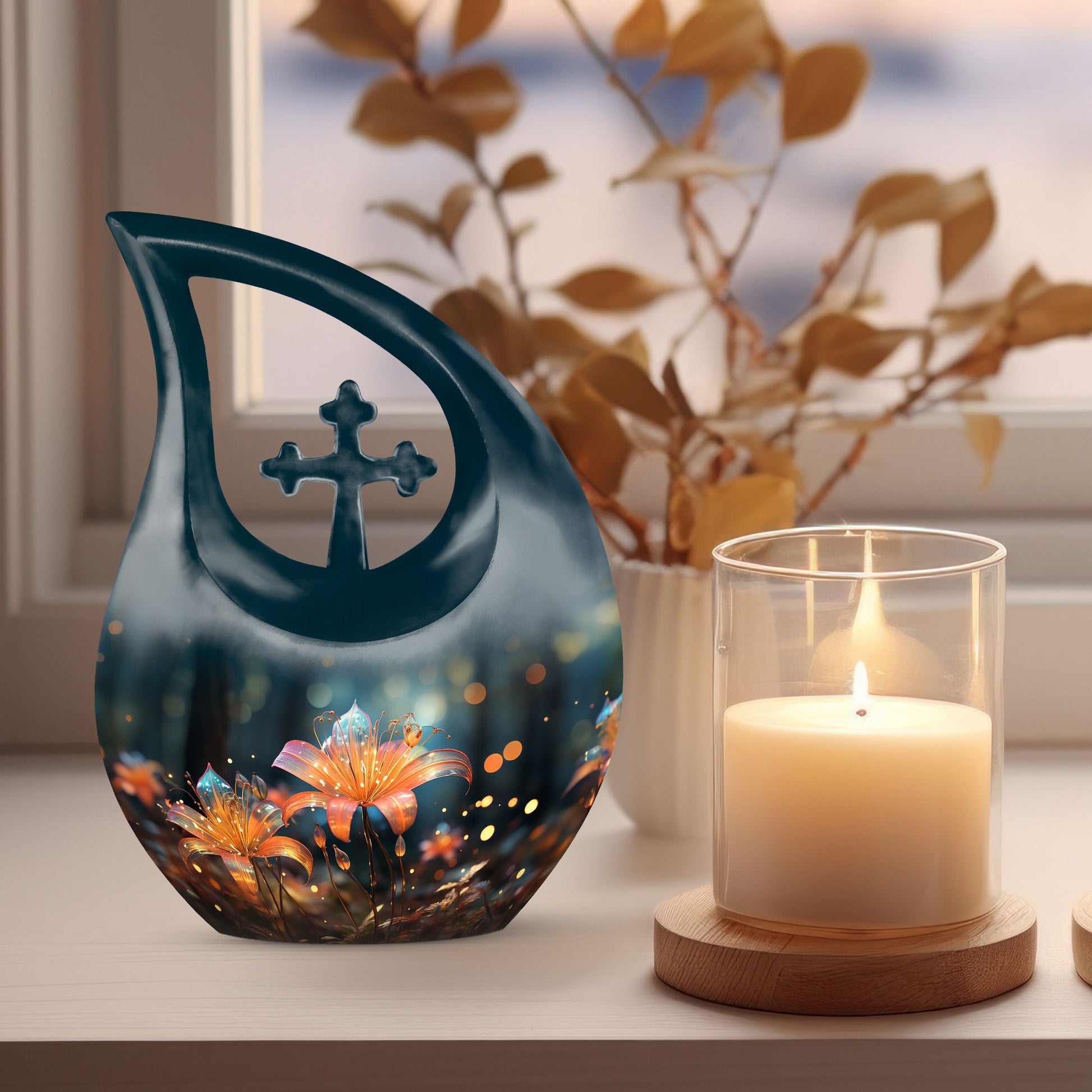 Lilly Urns For Ashes - Keepsake Urn For Sharing Human Ashes