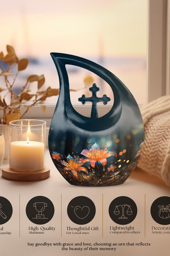 Lilly Urns For Ashes - Keepsake Urn For Sharing Human Ashes