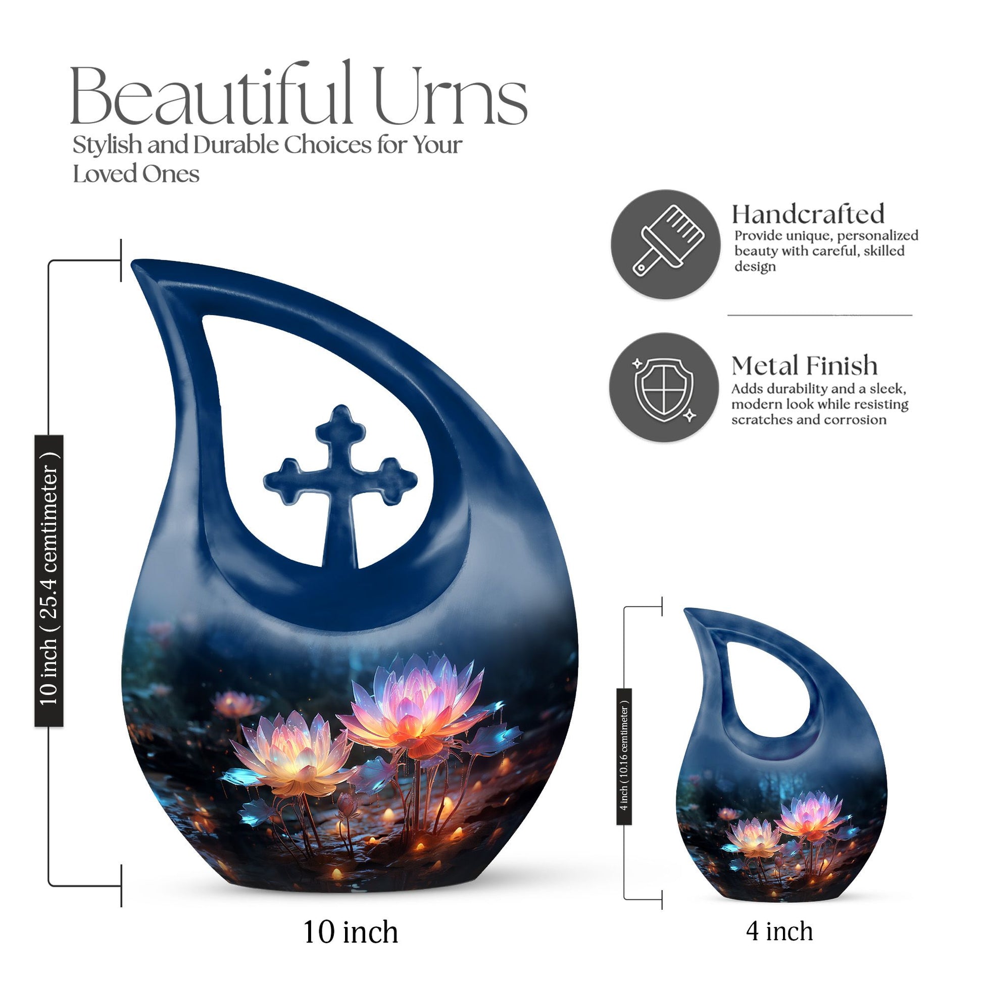 Lilly Urns For Ashes - Memorial Keepsakes For Ashes Urn
