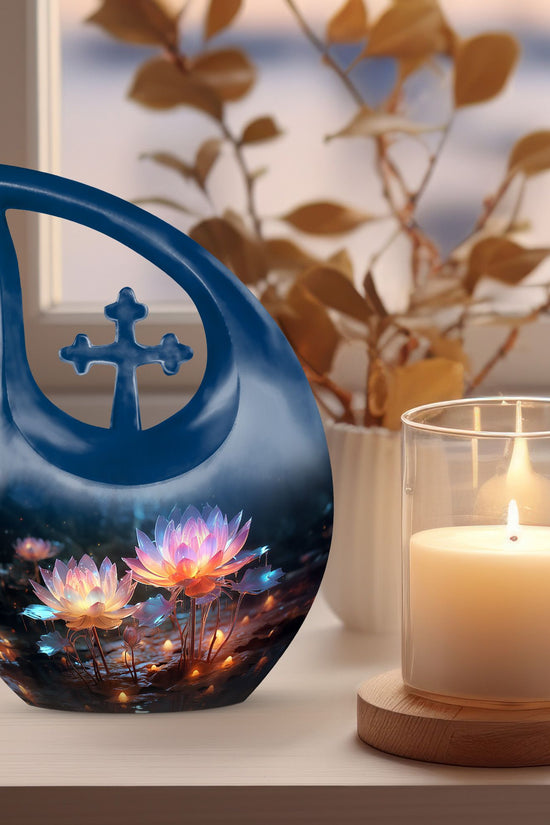 Lilly Urns For Ashes - Memorial Keepsakes For Ashes Urn