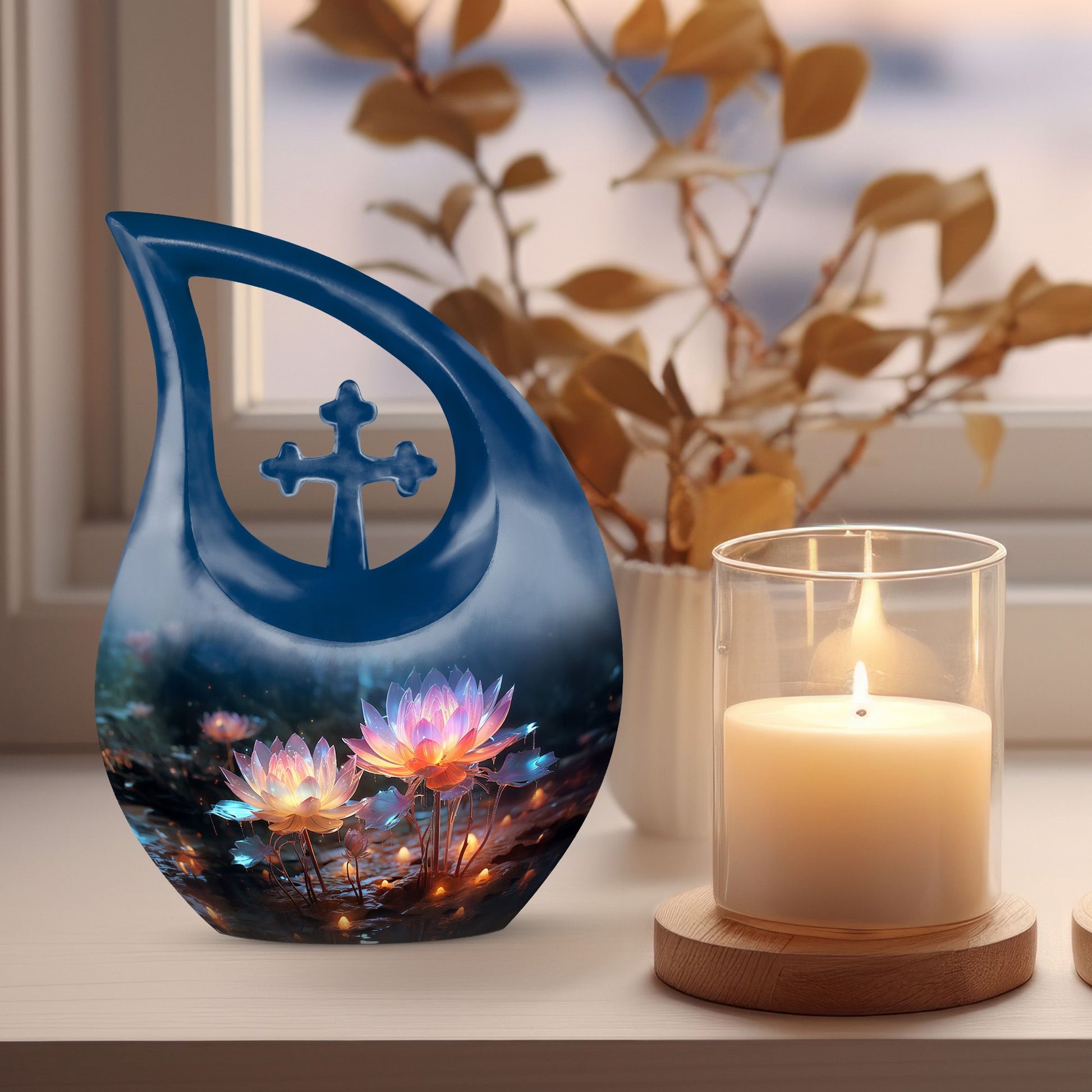 Lilly Urns For Ashes - Memorial Keepsakes For Ashes Urn