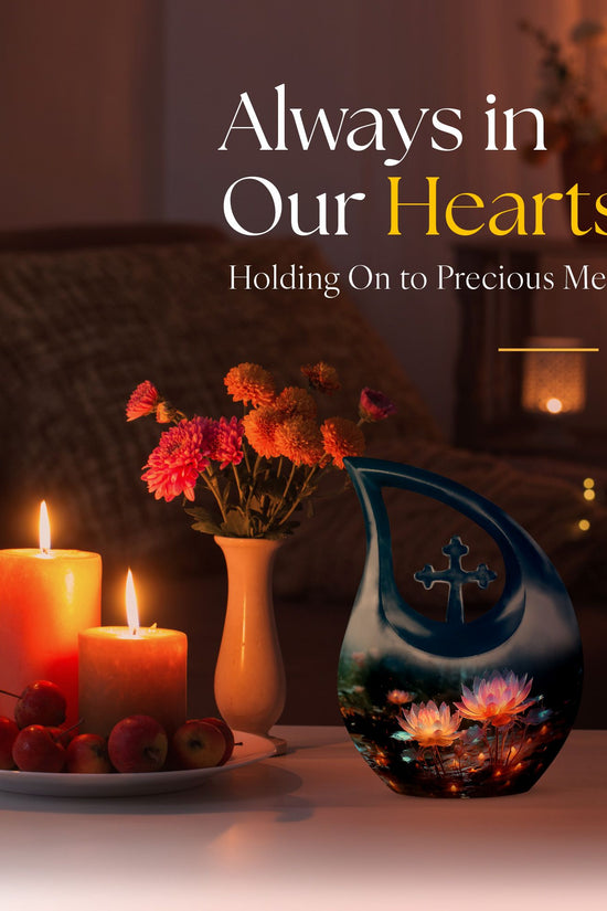 Lilly Urns For Ashes - Memorial Keepsakes For Ashes Urn