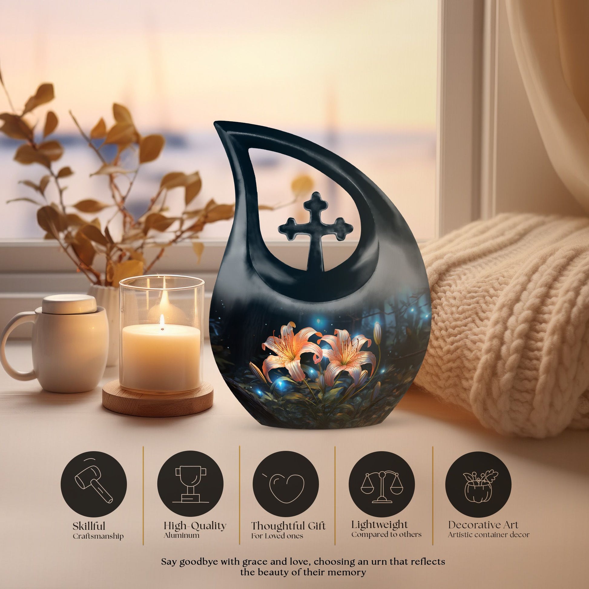 Lilly Urns For Ashes - Keepsake Urns For Ash