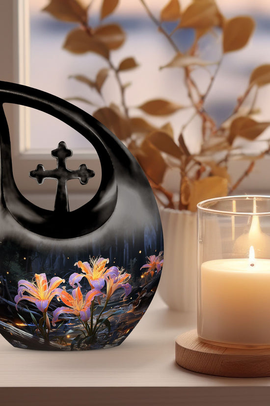 Lilly Urns For Ashes - Mini Urns For Sharing Ashes Urn