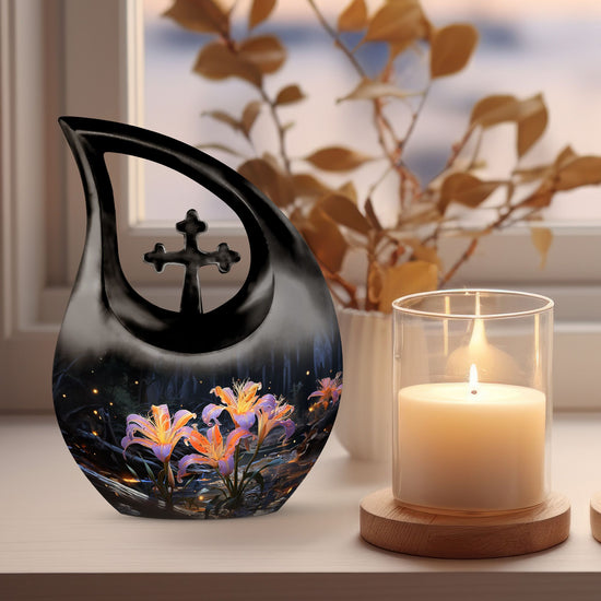 Lilly Urns For Ashes - Mini Urns For Sharing Ashes Urn