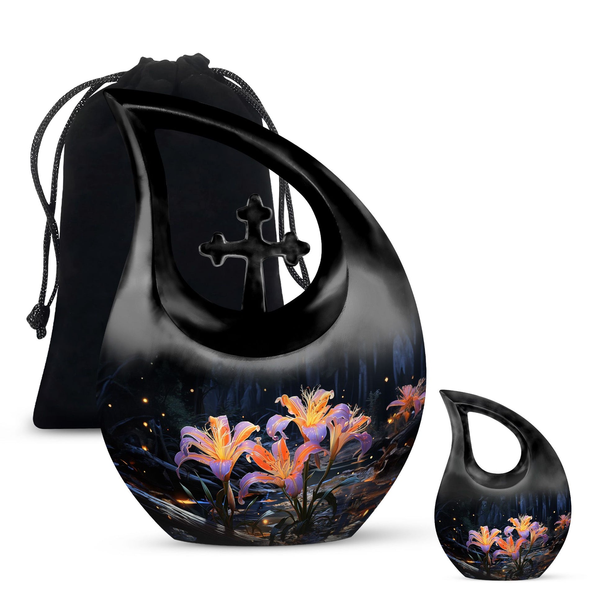 Lilly Urns For Ashes - Mini Urns For Sharing Ashes Urn