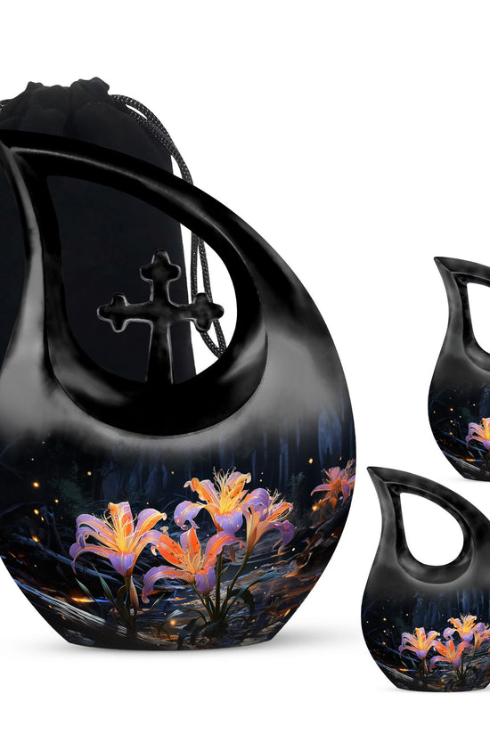 Lilly Urns For Ashes - Mini Urns For Sharing Ashes Urn