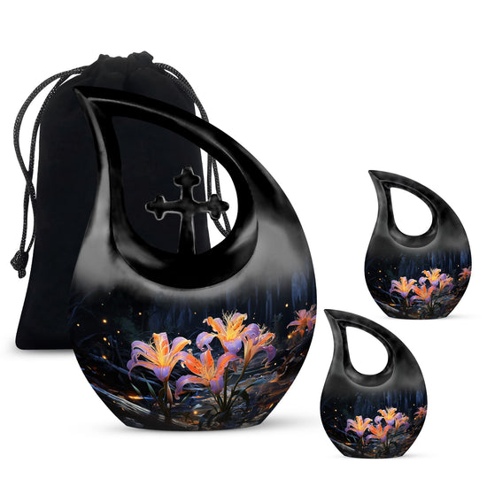 Lilly Urns For Ashes - Mini Urns For Sharing Ashes Urn
