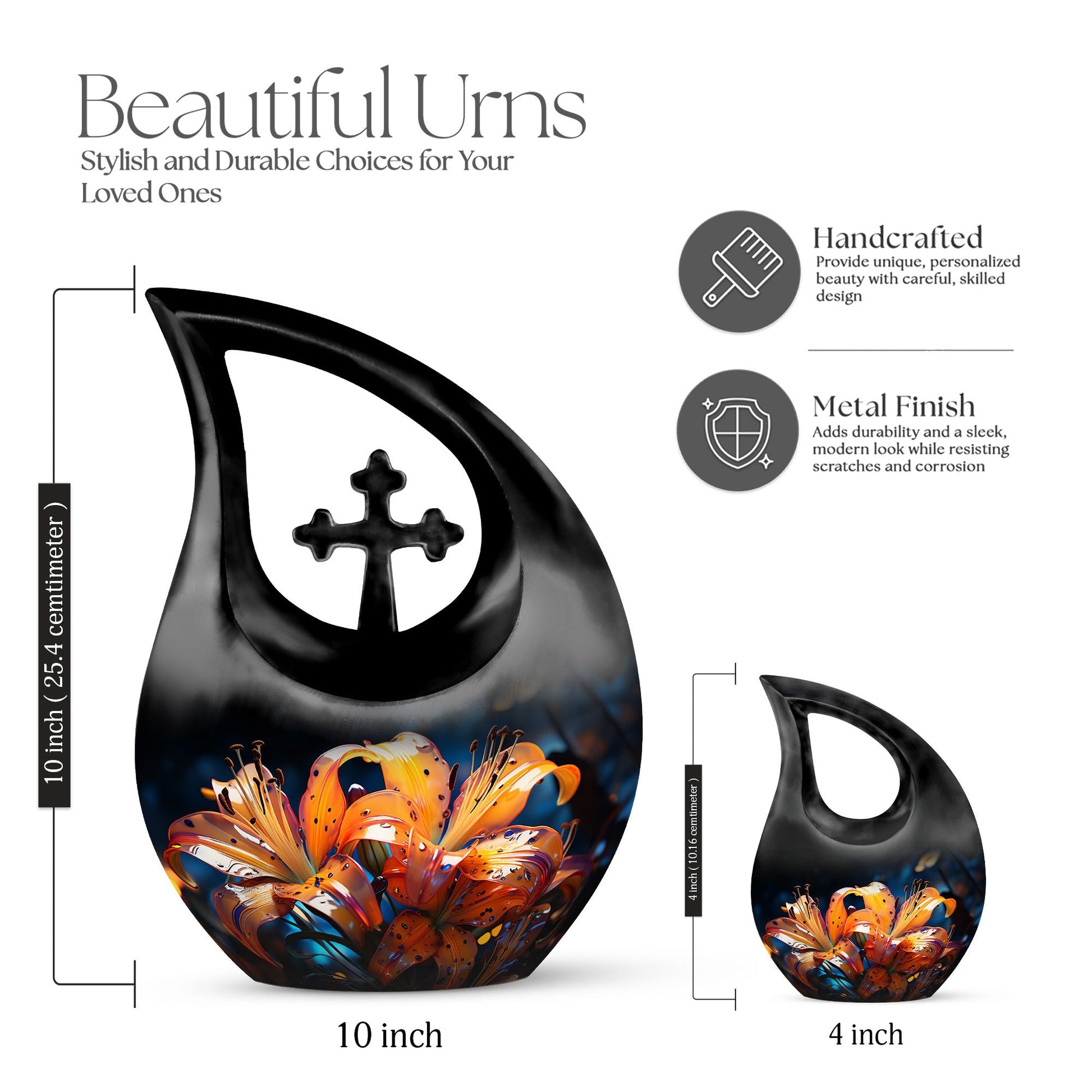 Lilly Urns For Ashes - Mini Urns For Decor Urn