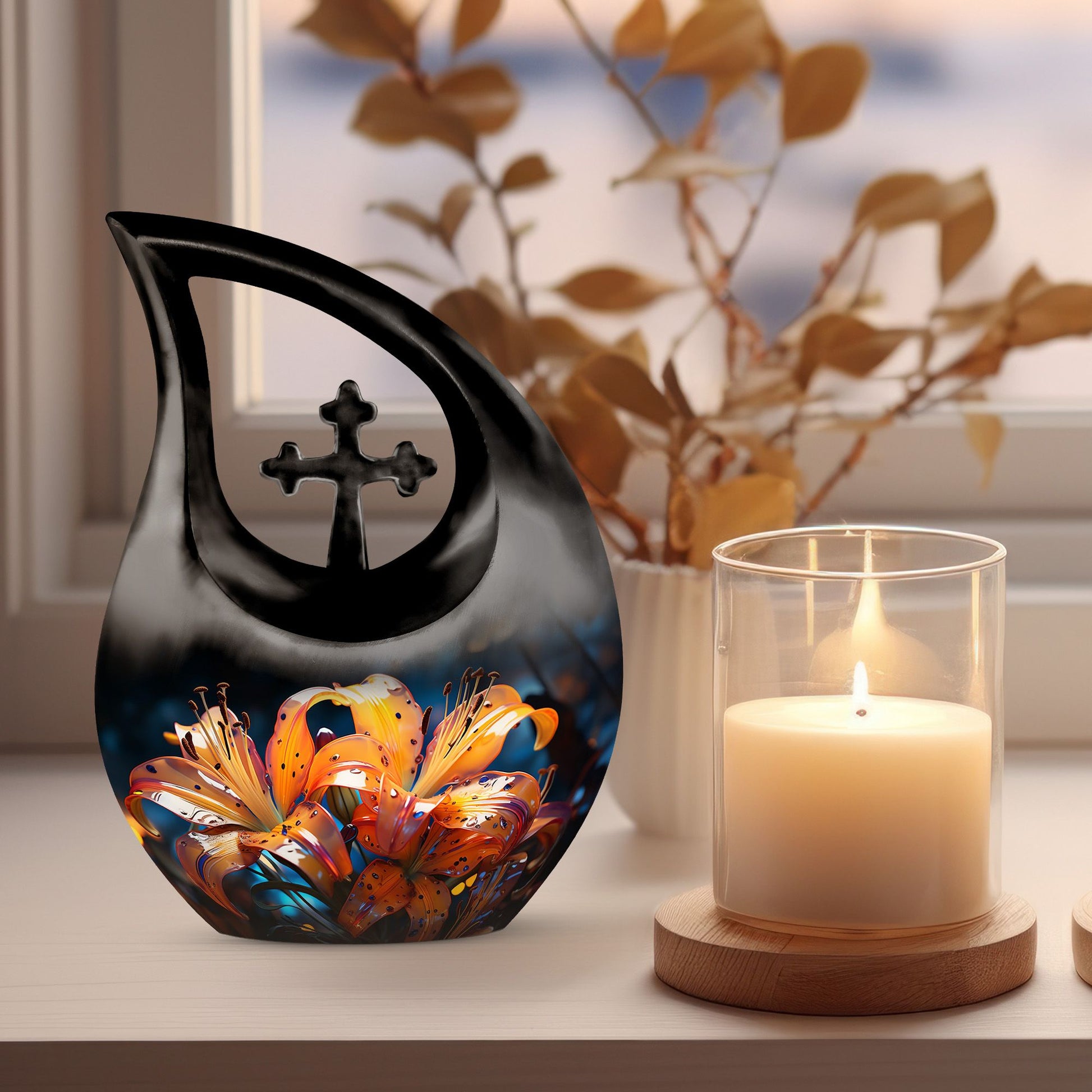 Lilly Urns For Ashes - Mini Urns For Decor Urn