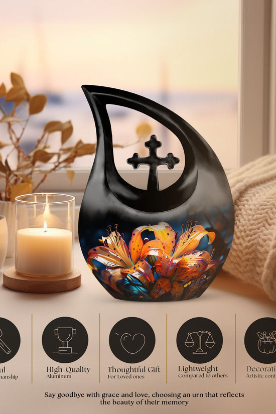 Lilly Urns For Ashes - Mini Urns For Decor Urn