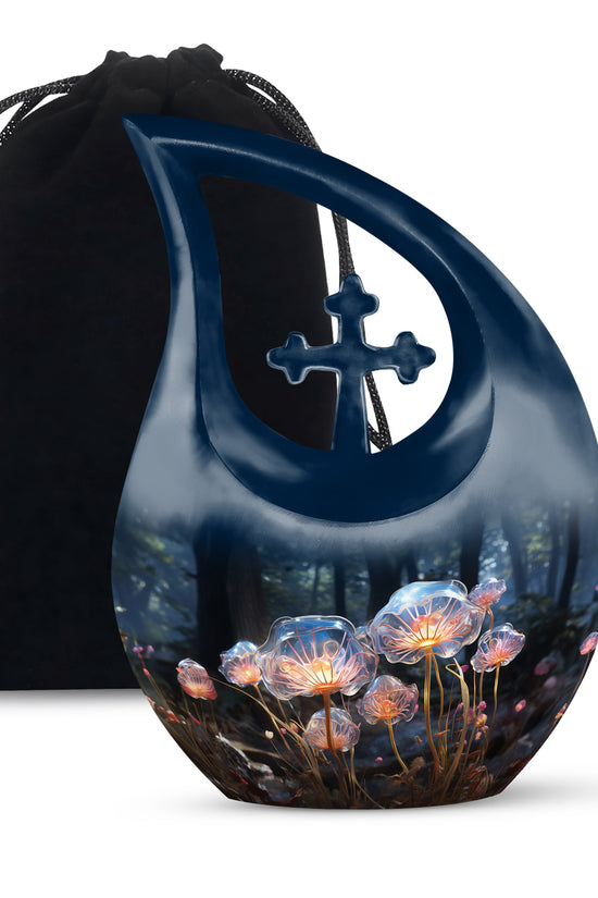 Jellyfish Memorial Urn - Large Cremation Urn For Male & Female