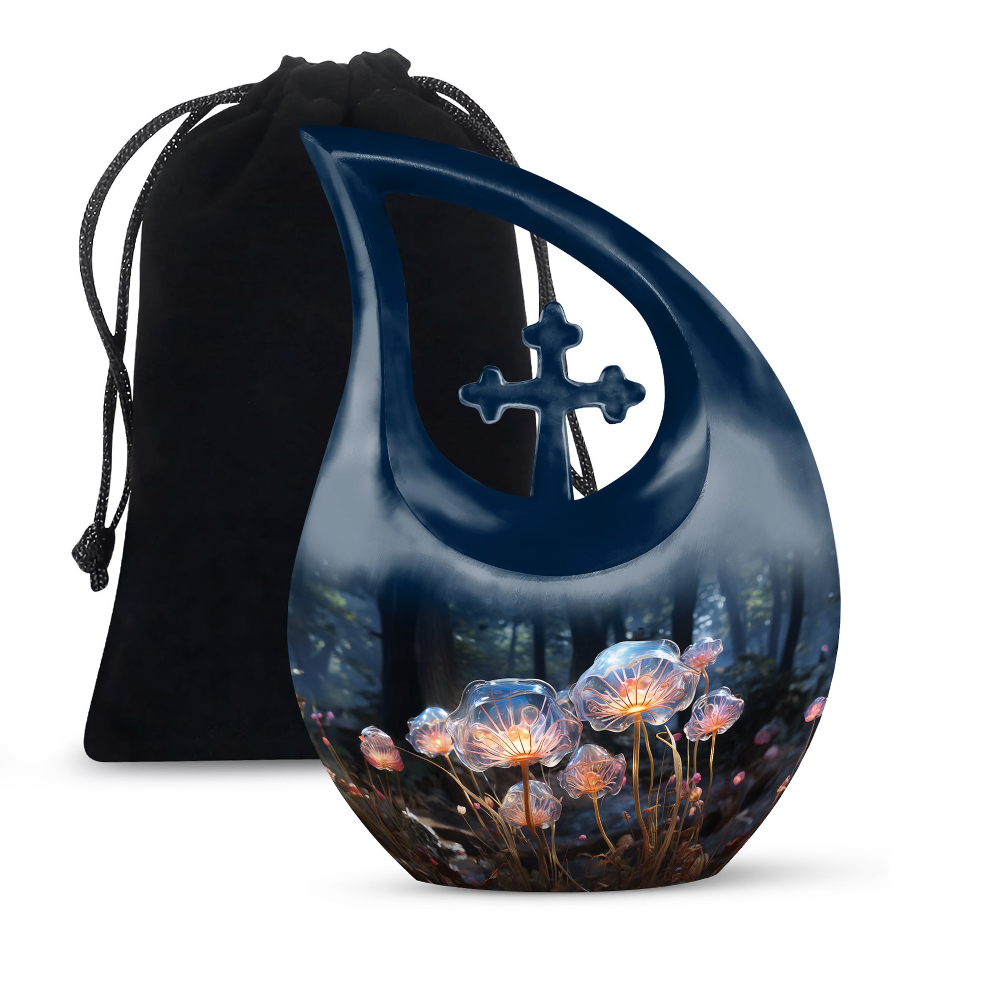 Jellyfish Memorial Urn - Large Cremation Urn For Male & Female