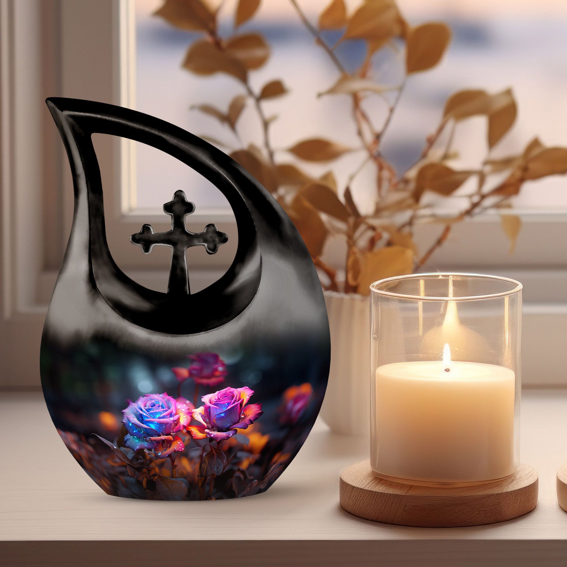Rose Urns For Ashes - Mini Urns For Human Ashes Dad Urn