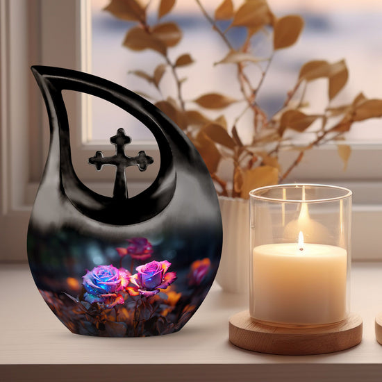 Rose Urns For Ashes - Mini Urns For Human Ashes Dad Urn