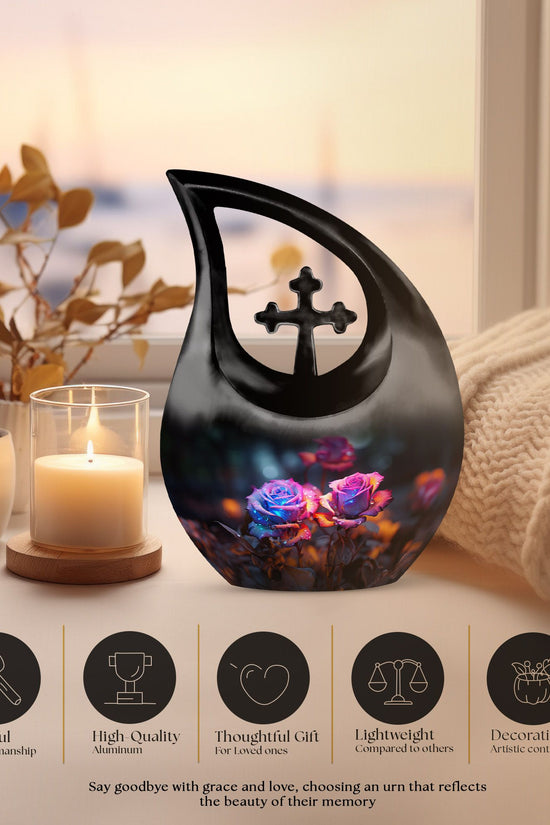 Rose Urns For Ashes - Mini Urns For Human Ashes Dad Urn